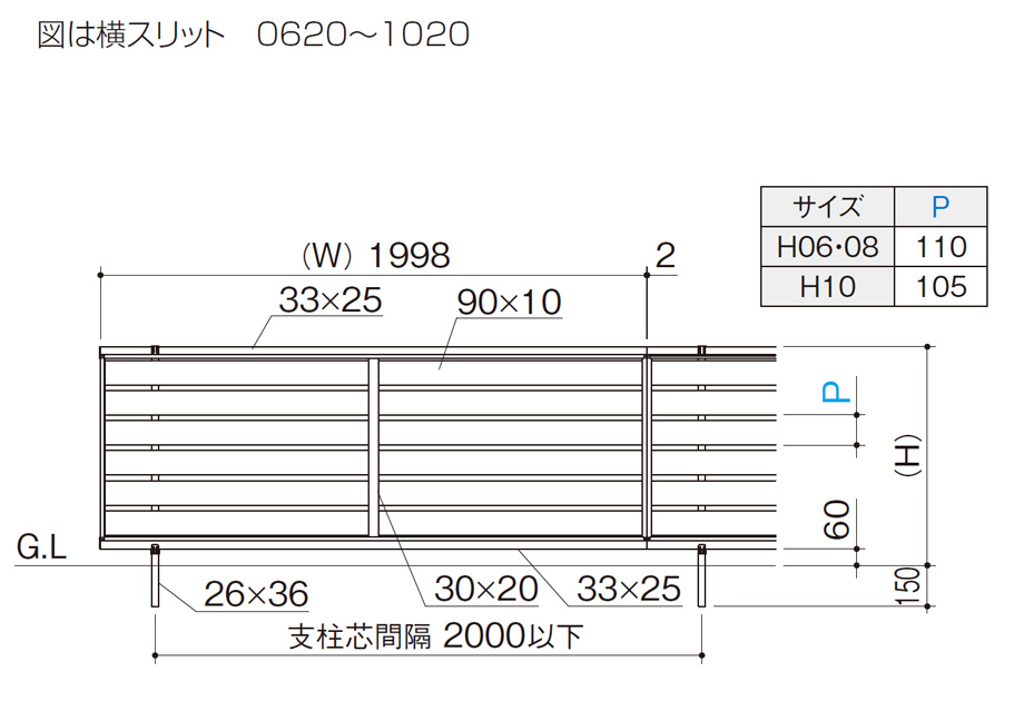 据付図(単位㎜)