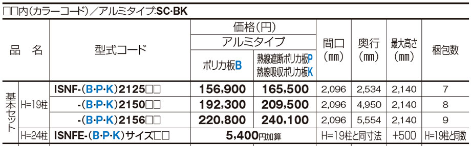 価格表1