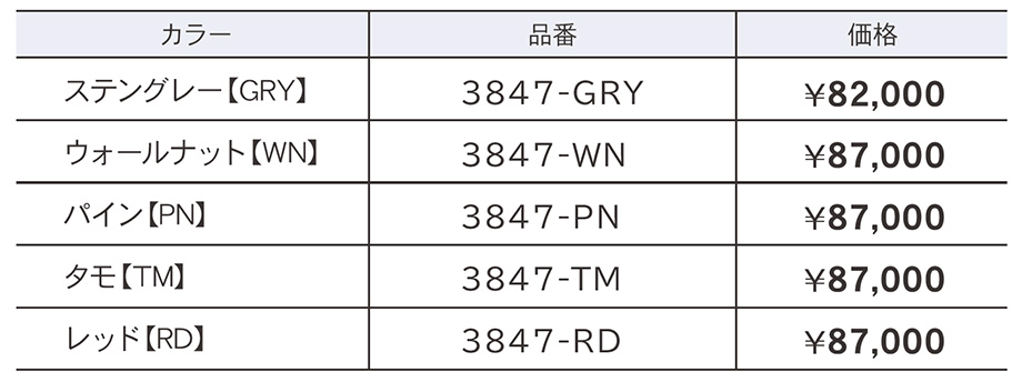 価格表