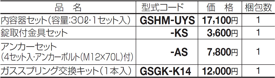 四国化成 ゴミストッカー HM1型 オプション 内容器セット GSHM-UYS - 2