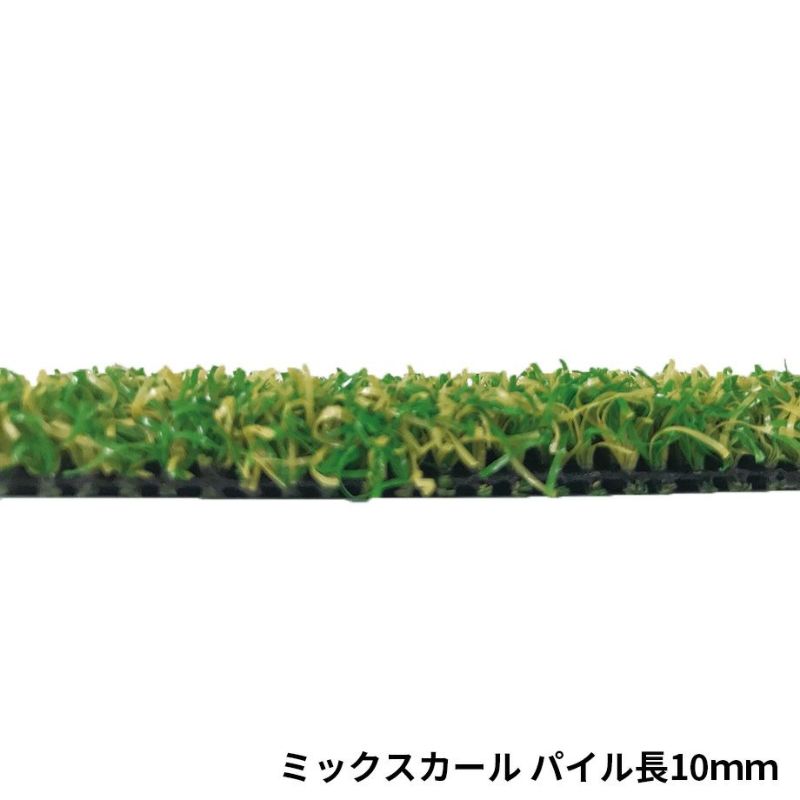 【人工芝】スターグラス カール パイル長10mm 1m×10m